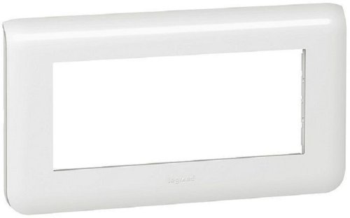 Рамка горизонтальная Legrand Mosaic 5 мод. белый картинка